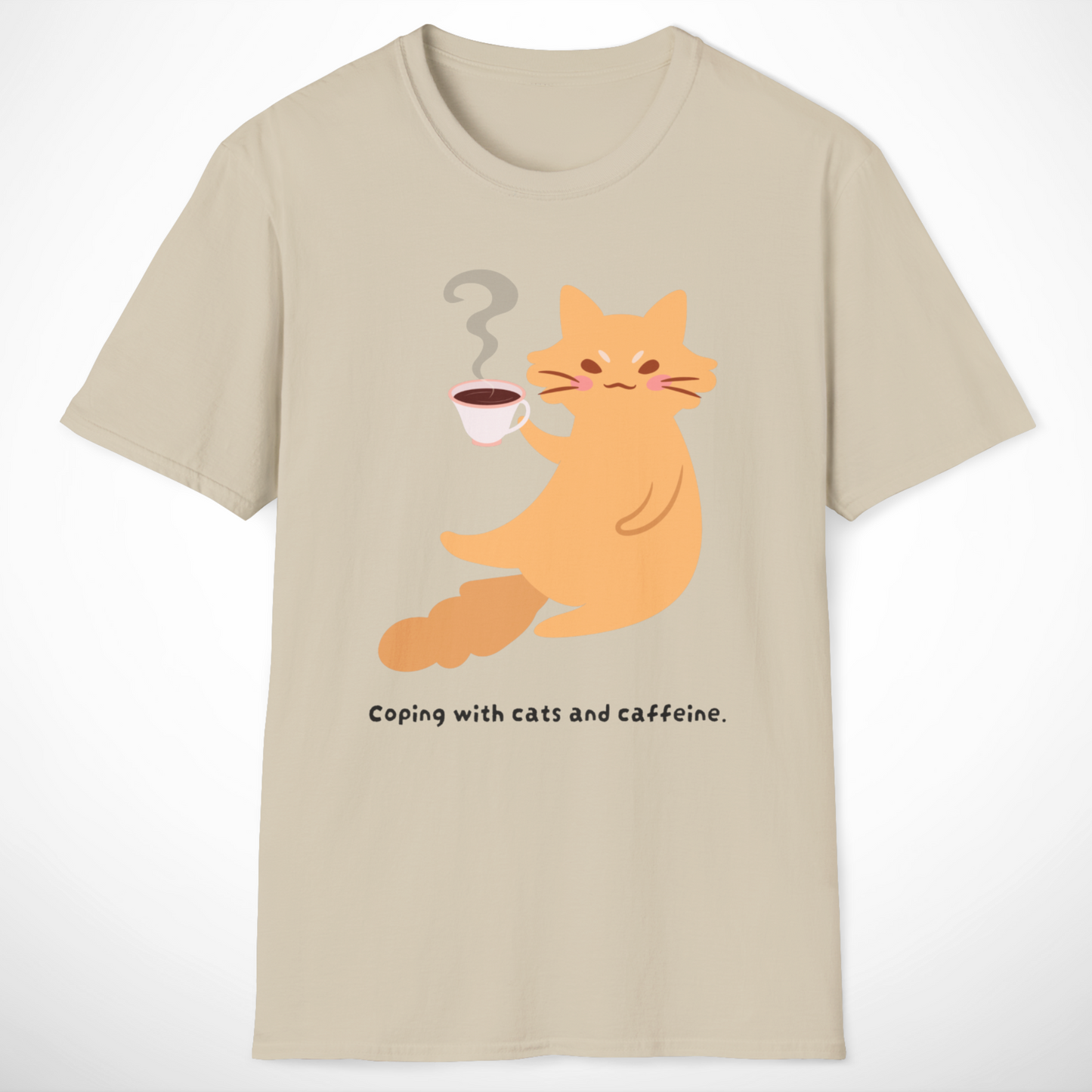 Coping with Cats and Caffeine T-Shirt