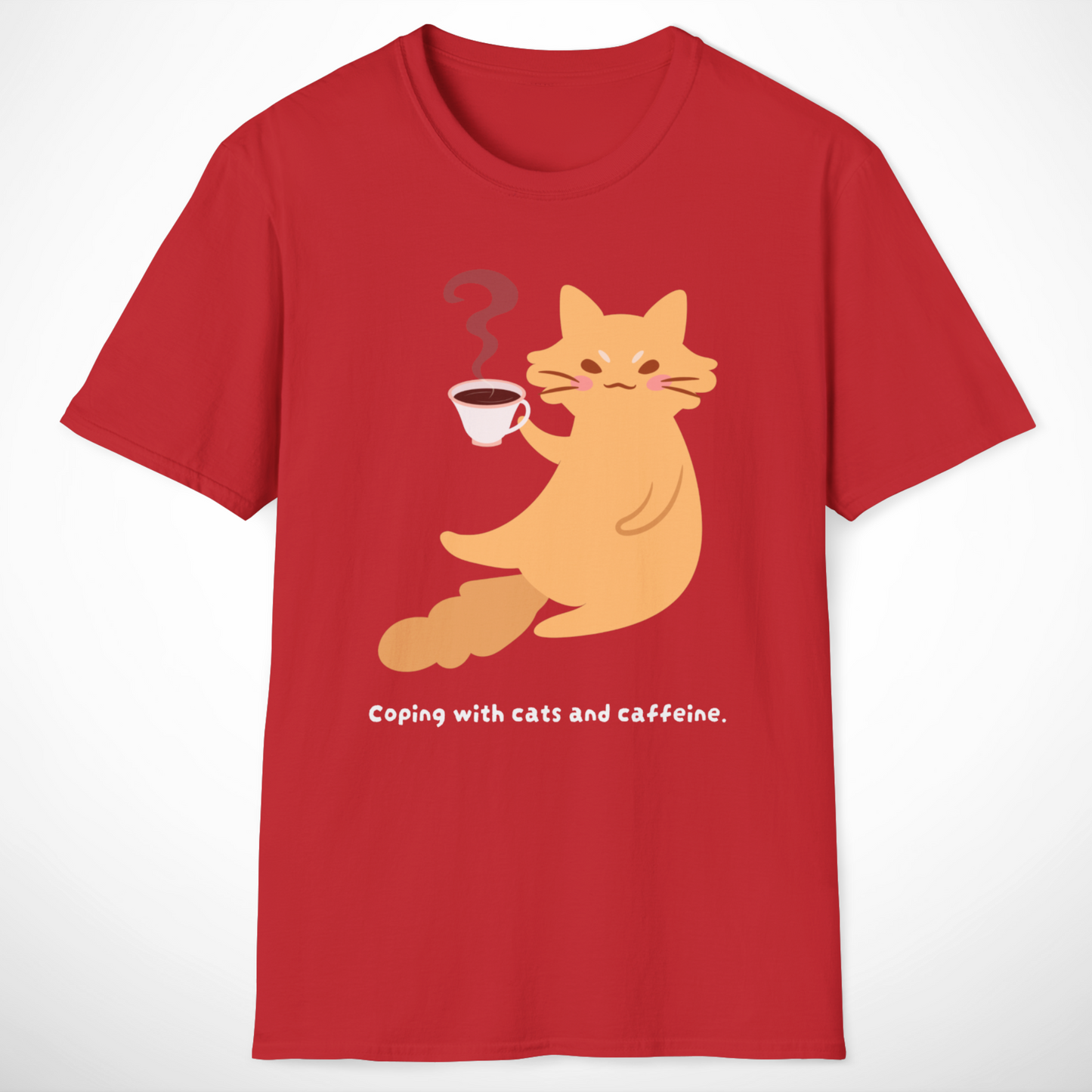 Coping with Cats and Caffeine T-Shirt