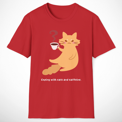 Coping with Cats and Caffeine T-Shirt