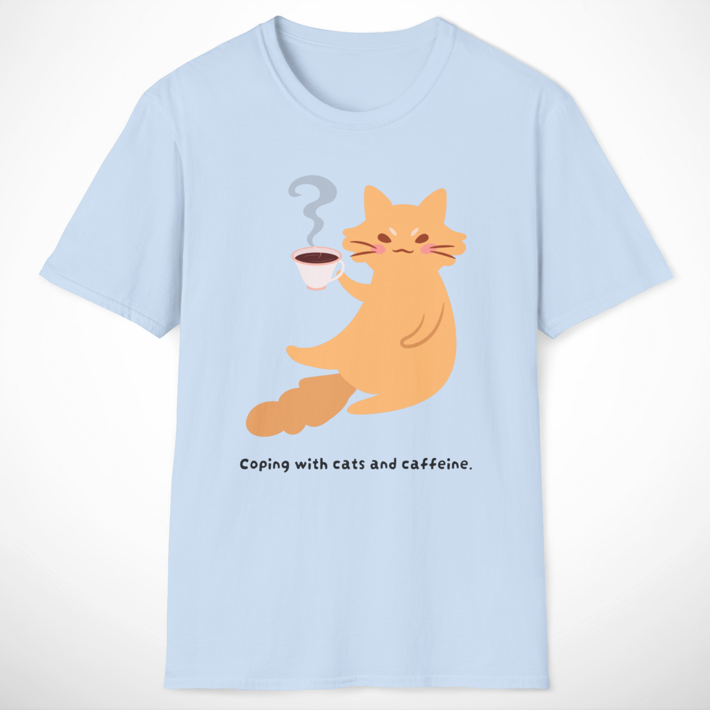 Coping with Cats and Caffeine T-Shirt