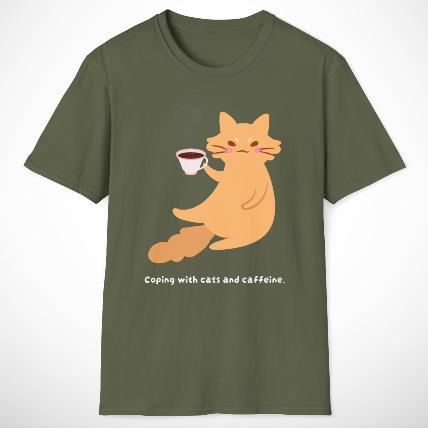 Coping with Cats and Caffeine T-Shirt
