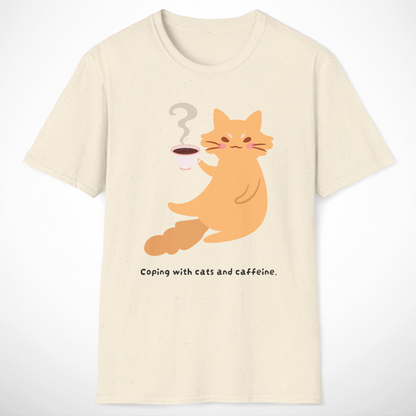 Coping with Cats and Caffeine T-Shirt