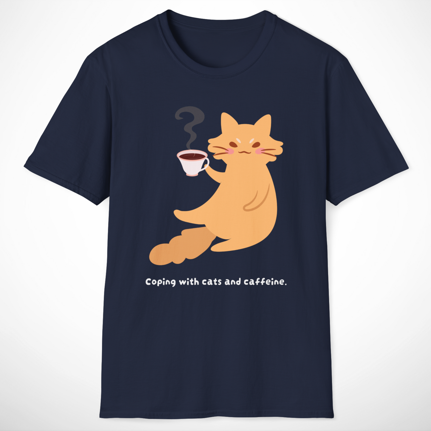 Coping with Cats and Caffeine T-Shirt
