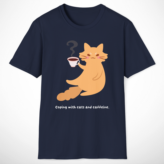 Coping with Cats and Caffeine T-Shirt