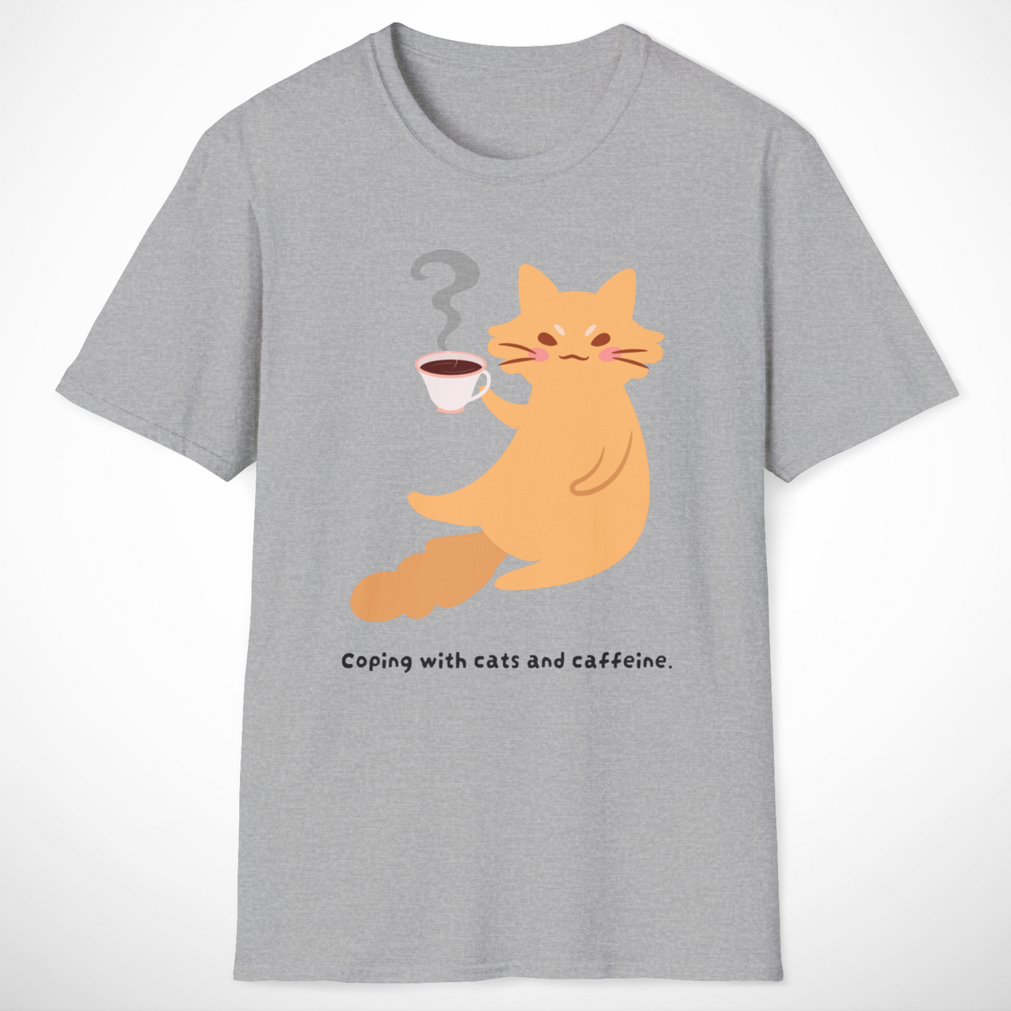 Coping with Cats and Caffeine T-Shirt