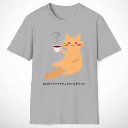 Coping with Cats and Caffeine T-Shirt