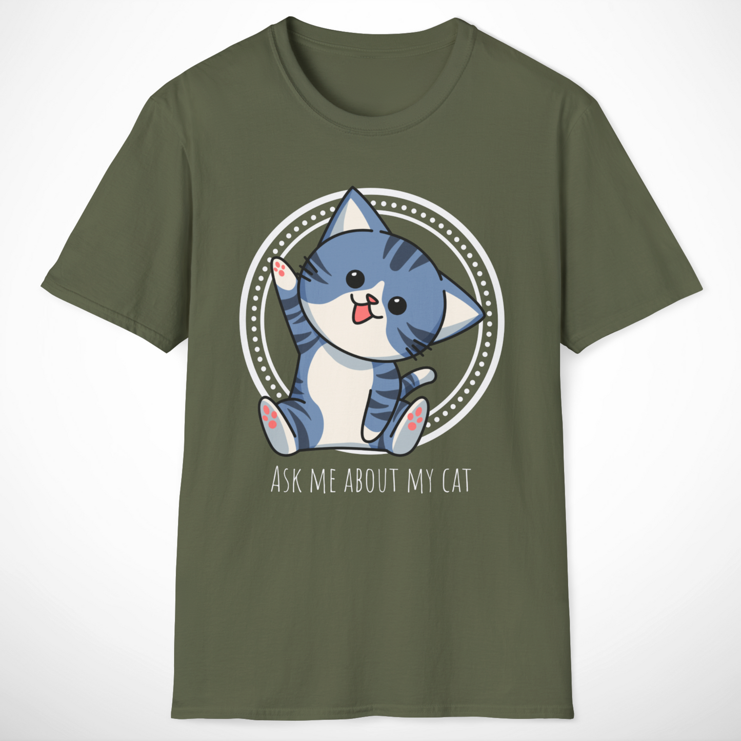 Ask Me About My Cat T-Shirt