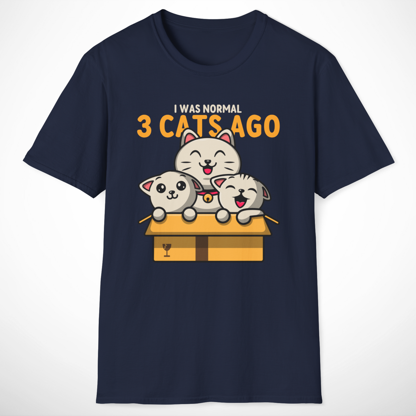 I Was Normal 3 Cats Ago T-Shirt