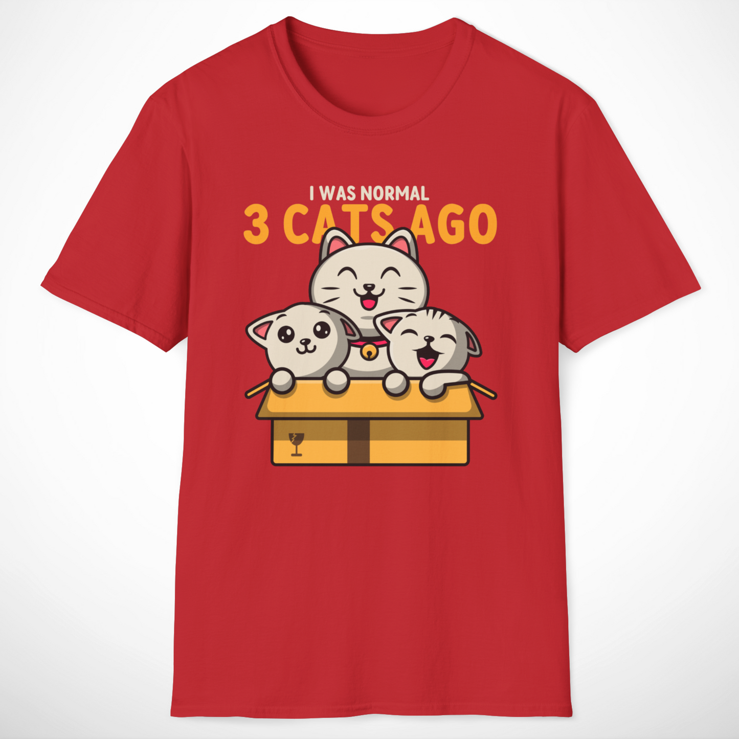 I Was Normal 3 Cats Ago T-Shirt