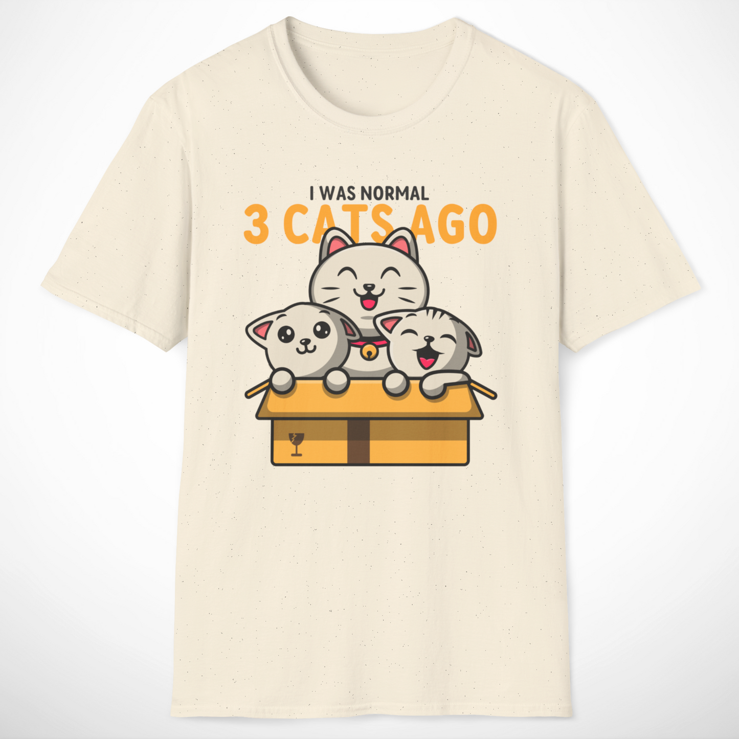 I Was Normal 3 Cats Ago T-Shirt