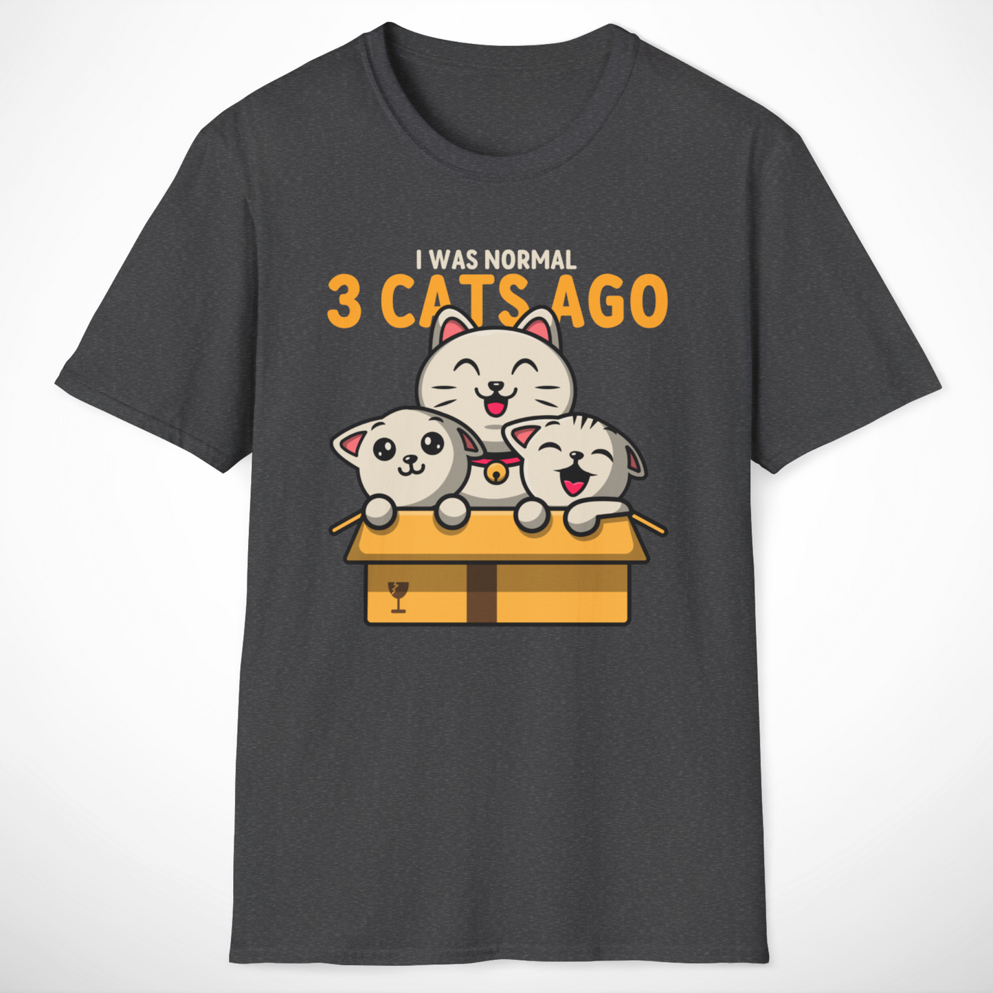 I Was Normal 3 Cats Ago T-Shirt