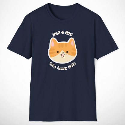 Just a Girl Who Loves Cats T-Shirt