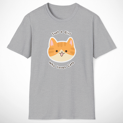 Just a Girl Who Loves Cats T-Shirt