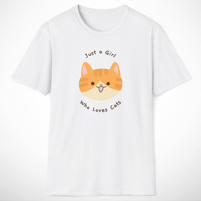 Just a Girl Who Loves Cats T-Shirt
