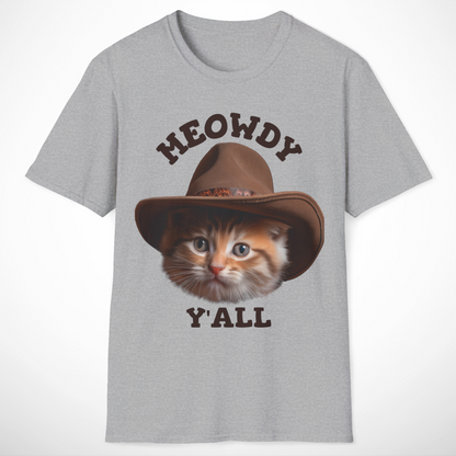 Meowdy Y'all T-Shirt