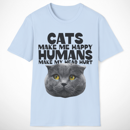 Cats Make Me Happy T-Shirt
