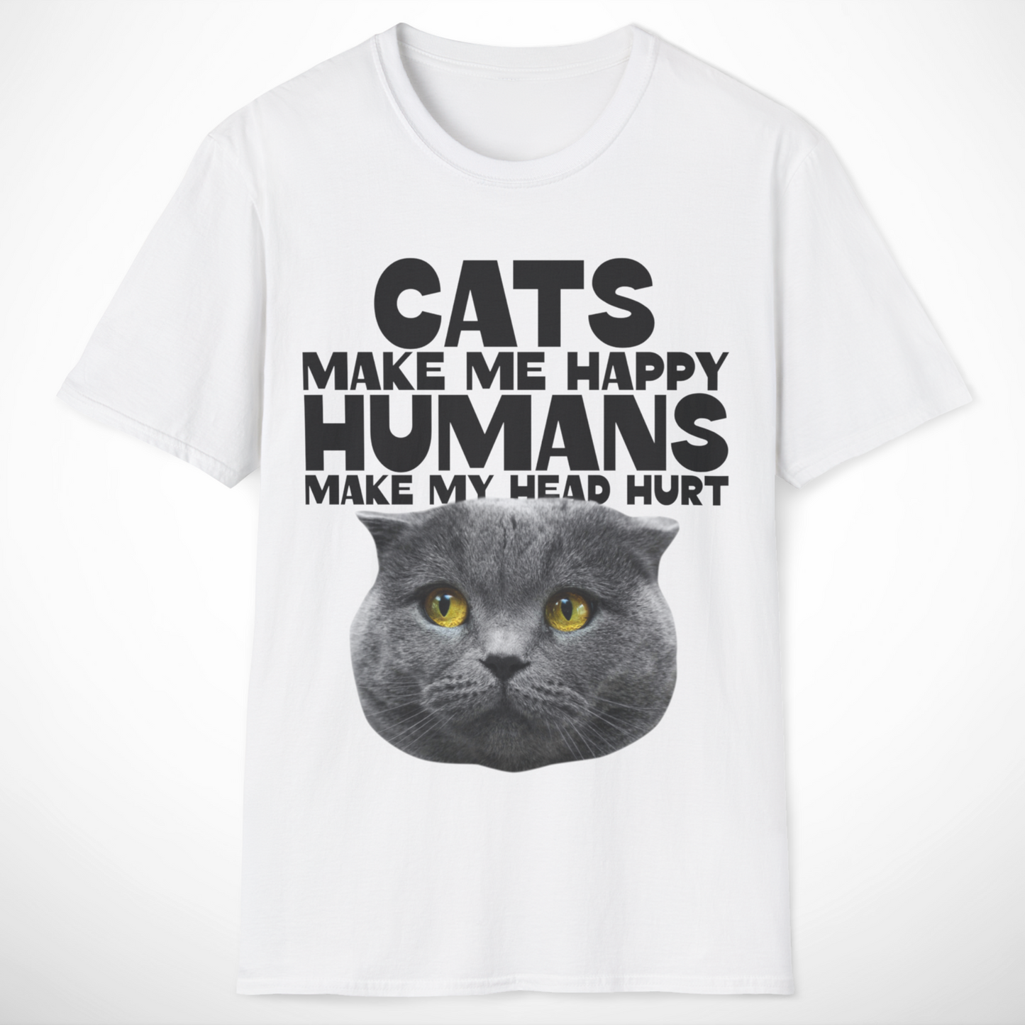 Cats Make Me Happy T-Shirt