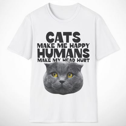 Cats Make Me Happy T-Shirt