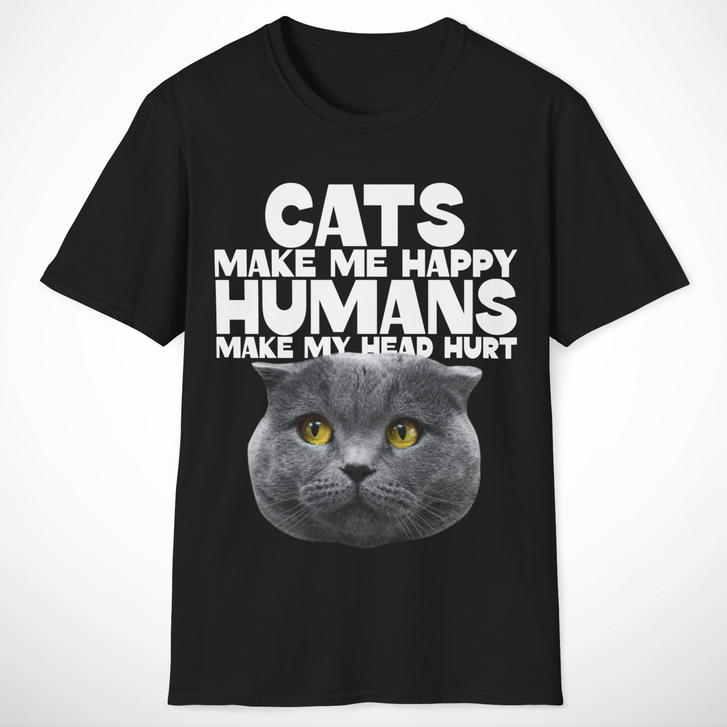 Cats Make Me Happy T-Shirt