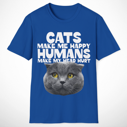 Cats Make Me Happy T-Shirt