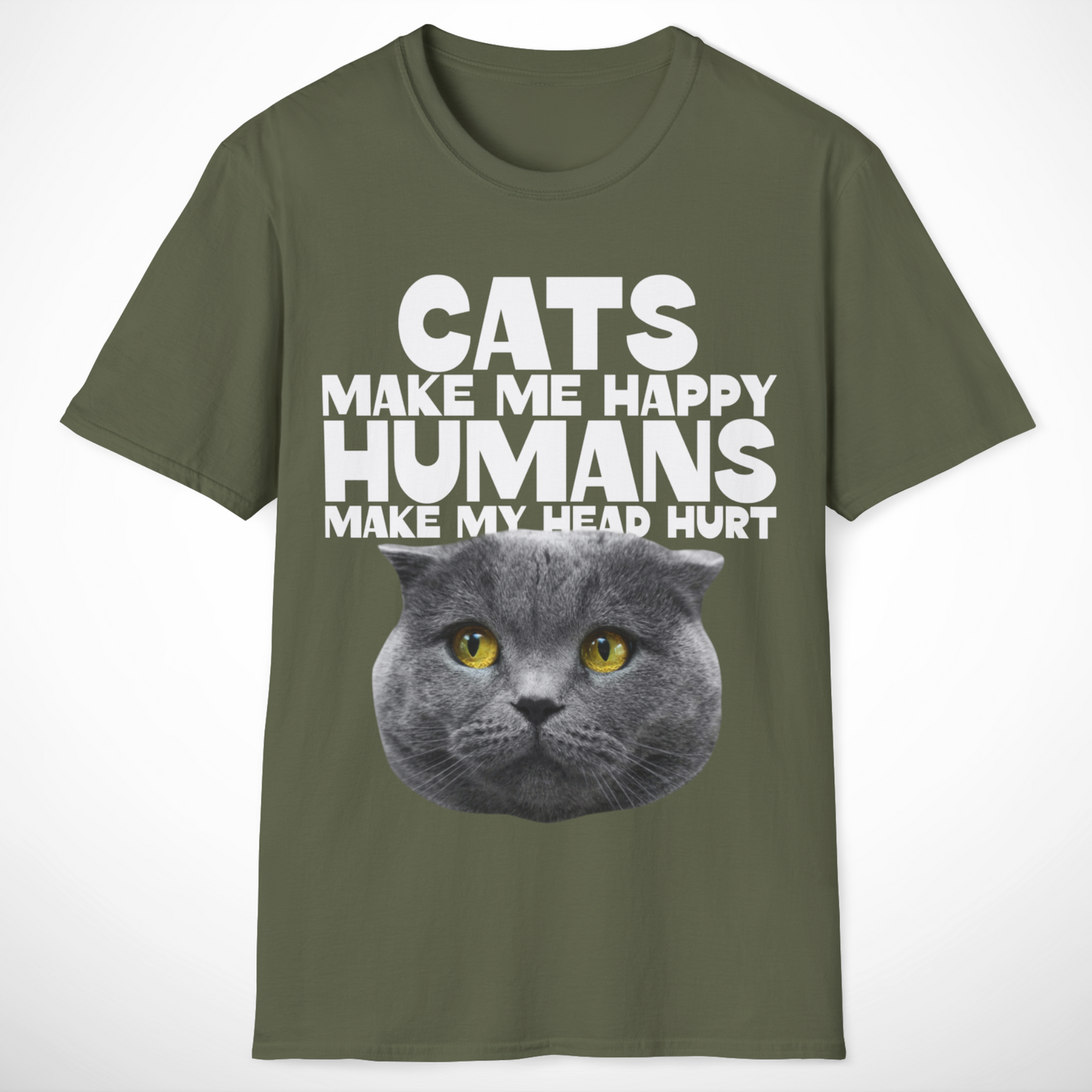 Cats Make Me Happy T-Shirt