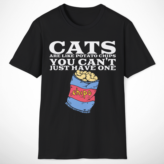 Cats Are Like Potato Chips T-Shirt