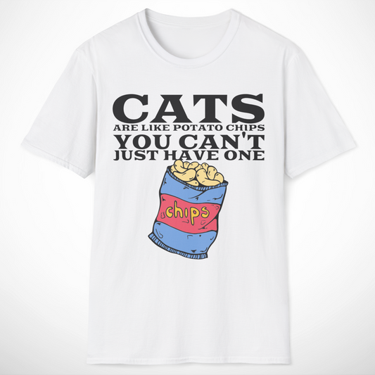 Cats Are Like Potato Chips T-Shirt
