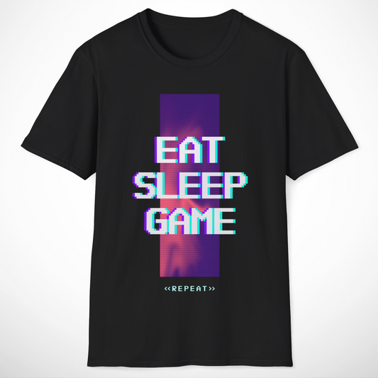 Eat Sleep Game Repeat T-Shirt