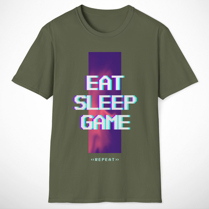 Eat Sleep Game Repeat T-Shirt