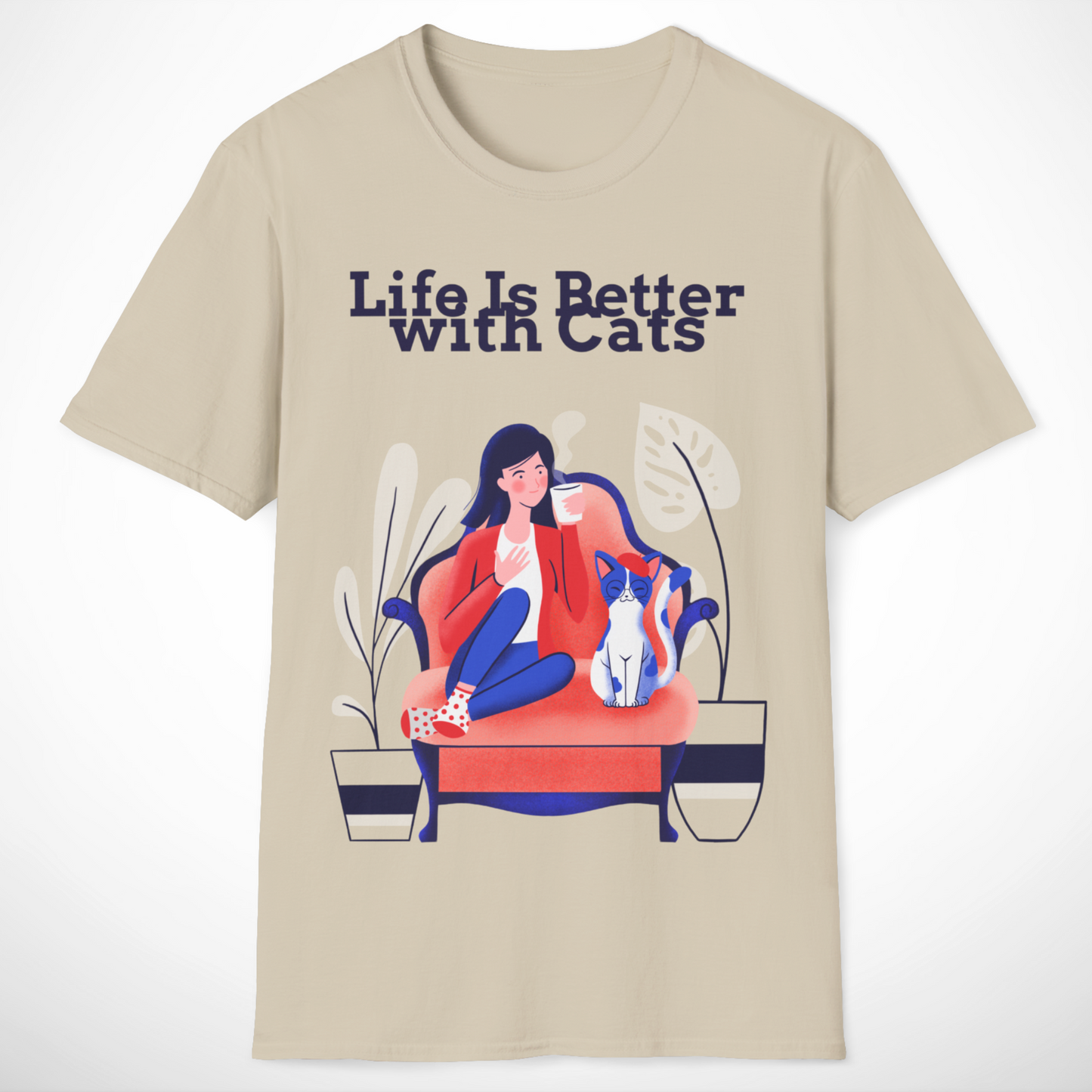 Life Is Better with Cats T-Shirt