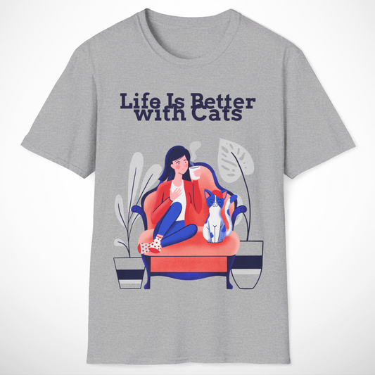 Life Is Better with Cats T-Shirt