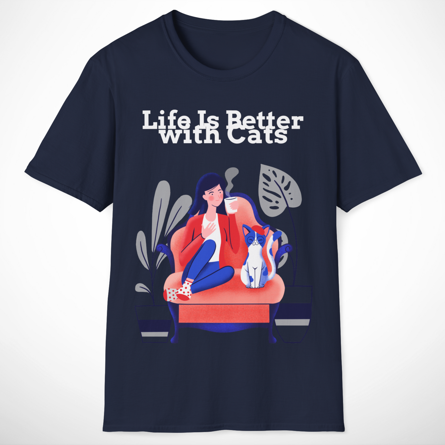 Life Is Better with Cats T-Shirt